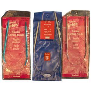 Lot 3 Susan Bates Irma Circular Knitting Needle Sizes US 5, US 6, US 8  NEW